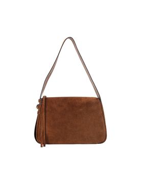 Ledertasche - Umhängetasche ROMY Medium hellbraun damen