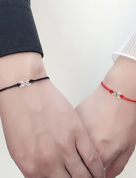BTWGL 2pcs/set Together Forever Love Infinity Bracelet for Lovers Red String Couple Women Men's Wish Jewelry Gift - Aliexpress - FashionsVida