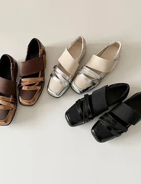 Women Retro Square Toe Mules Sandals Double Strap Slip On Backless Flat Slide Shoes Summer Daily Casual Street Walking Footwear - Aliexpress - FashionsVida