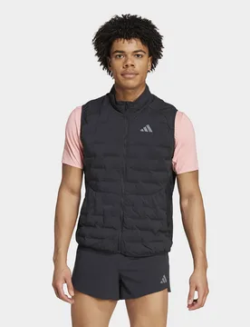 Mens Gilet Adizero Running Imbottito - Nero, nero nero Uomo taglia S - Adidas - FashionsVida