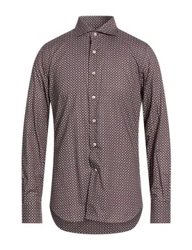 Camisa Hombre Marrón chocolate 39,40,41,43,44 Hombre - Alessandro Gherardi - FashionsVida