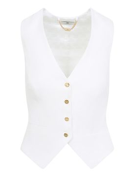 Elisabetta Franchi Gilet in lino