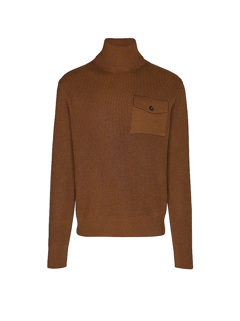 Rollkragenpullover camel XL - Woolrich - FashionsVida