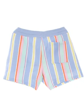 Pantaloncino Uomo Pastel Mixed Vertical Stripe Sweat Shorts Light Powdery Blue/stripe - Tommy hilfiger - FashionsVida