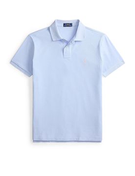 Poloshirt Custom Slim Fit azul claro S