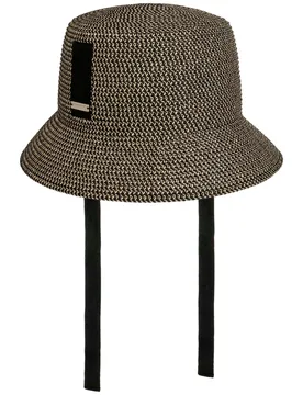 Sanova Bucket Straw Hat by - black - Damen - Size: One Size - Seeberger - FashionsVida