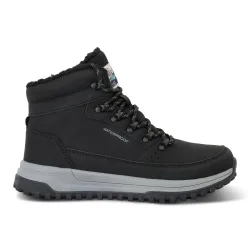 Women's Sherbourne Fur Lined Waterproof Walking Boots in Jet Black Size: 8 - Jet Black - Size: 8