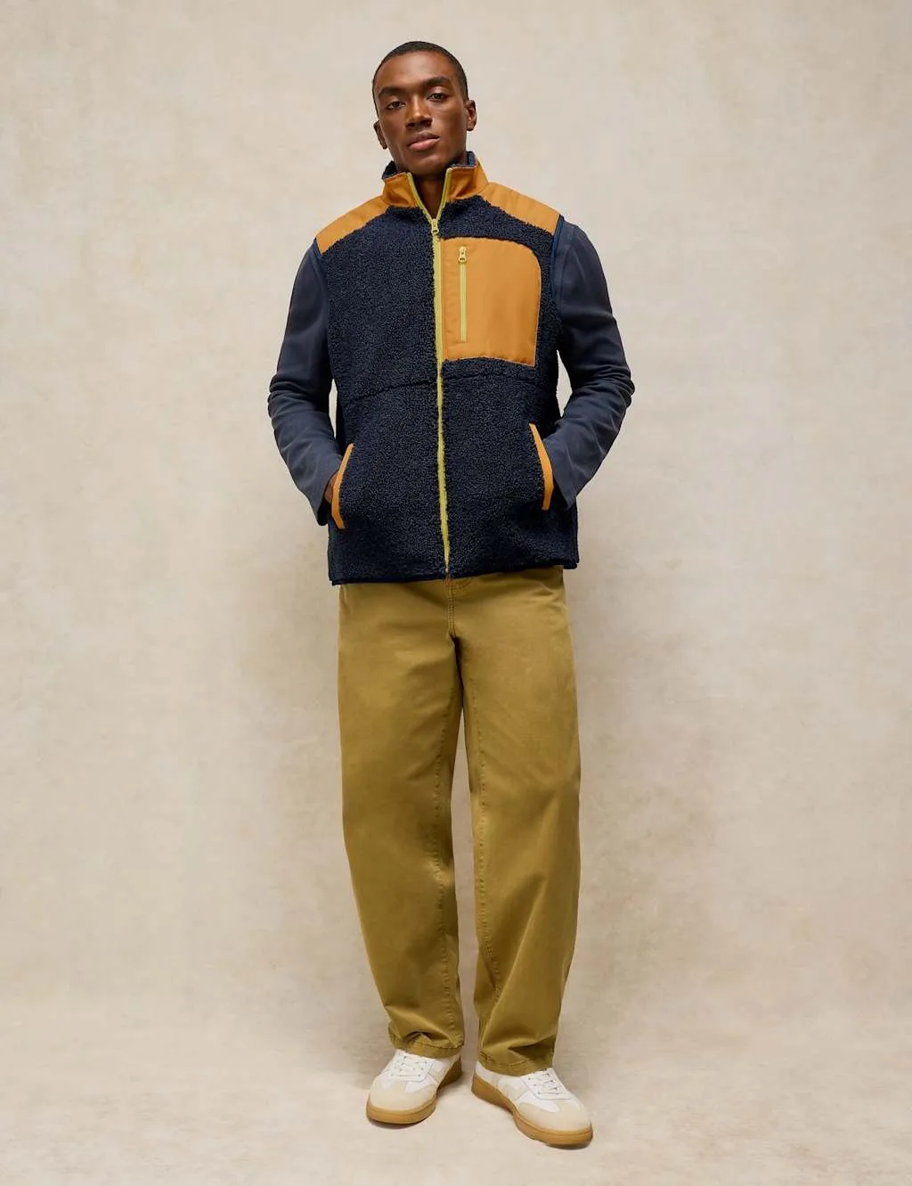 White Stuff Gilet Navy Mix male - White stuff - FashionsVida