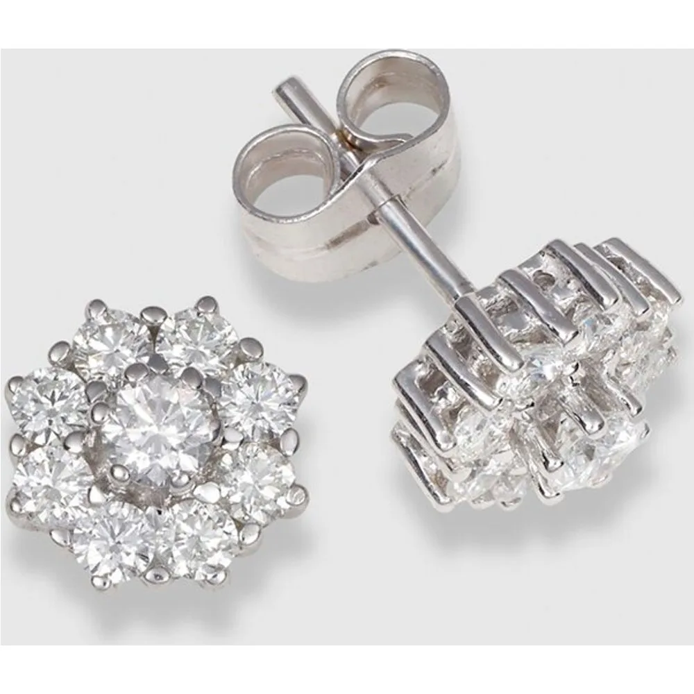 Pendientes Luzz de oro y diamantes - El Corte Inglés - FashionsVida