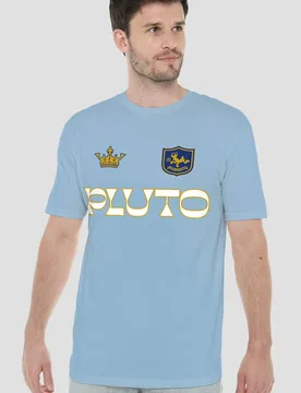 Pluto Football Shirt T-Shirt, Light Blue - Light Blue - Size: 2XL - Disney - FashionsVida