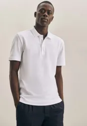Slim Polo Uni Weiß 3XL