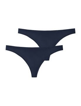 SCHIESSER Tanga azul noche