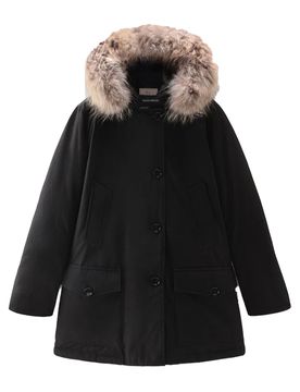Ut0001 Arctic Detachable Fur Parka Blk WWOU0540FR