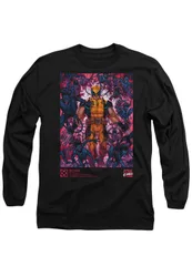 Unisex XMen Wolverine & Nightcrawler Long Sleeve T-Shirt, Black Size: Medium - Black - Size: M