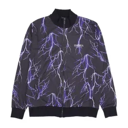 Giacca Tuta Uomo All Over Lightning Sweatshirt Black/purple