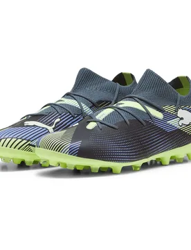 Chaussures De Football Future 7 Match Mg Gray Skies / White / Fizzy Apple EU 40 1/2 - Puma - FashionsVida