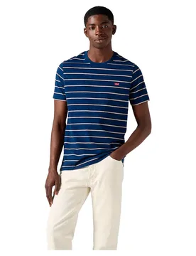 T-shirt à Manches Courtes Original Hm Taper Stripe True In S - Levi´s ® - FashionsVida