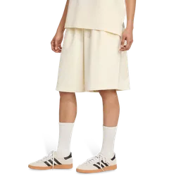 Essentials Linear Shorts Oversized Damen Kurze Hosen - Weiß - Größe 40 - Baumwoll-Jersey White 40
