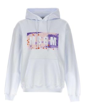 Felpa con cappuccio in cotone Camo Season