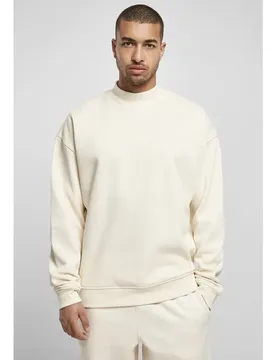 Felpa Mock Neck Crew Big White XL
