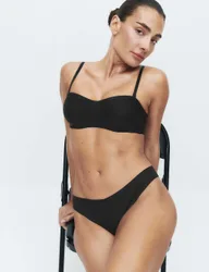 Body Invisibles™ Wired Multiway Strapless Bra A-E Black female