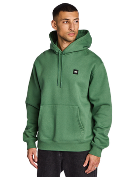 Embroidered Hooded Uomo - Felpe con cappuccio Verde - Taglia XL - Pile di cotone XL