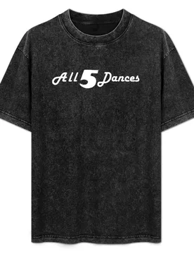 Community all five dances white T-Shirt All Match Basic Short Sleeve Top - Aliexpress - FashionsVida
