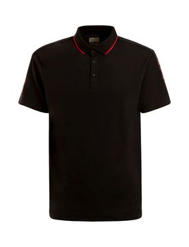 GUESS Camiseta rojo / negro