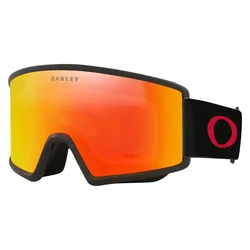 Masque De Ski Target Line M Black / Red Fire Iridium/CAT3