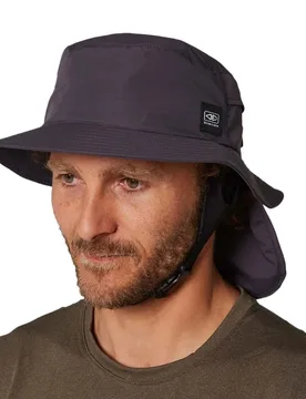 Chapeau Indo Surf Charcoal XL Homme - Ocean & Earth - FashionsVida