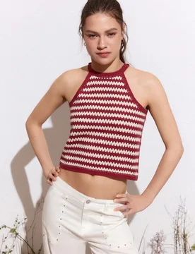 Top liso tricot de mujer - Green Coast - FashionsVida