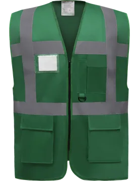 Gilet de travail RETRO multipoches vert Vert - Yoko - FashionsVida