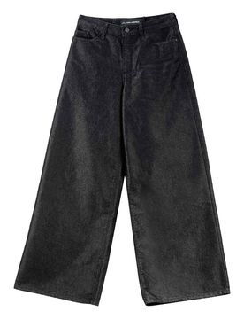 Pantaloni in denim alla moda con gambe larghe