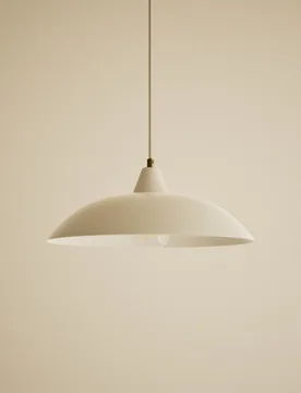 M&S Metal Pendant Light Ivory - M&S - FashionsVida