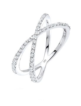 ELLI Anillo plata / transparente