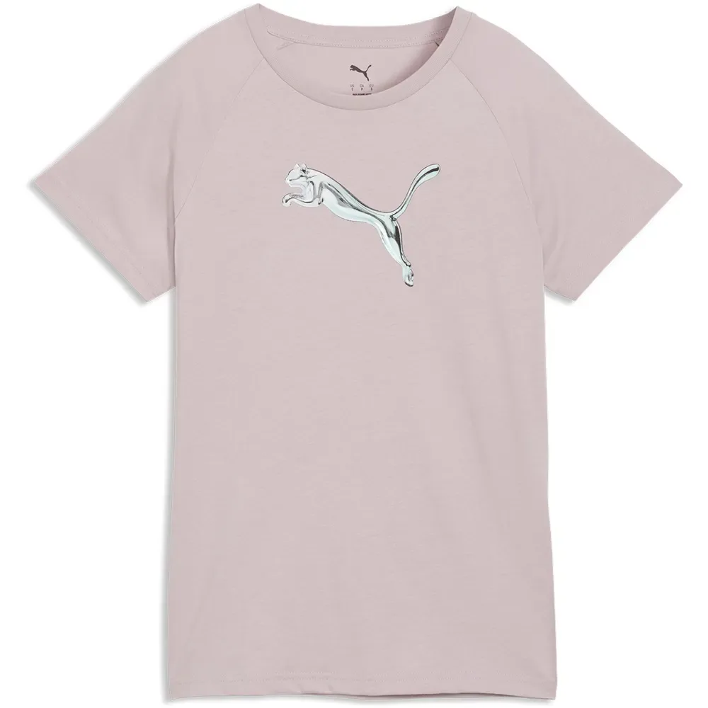 Maglietta A Maniche Corte Essential Logo Lab Misty Pink XL - Puma - FashionsVida