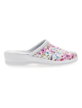 Ciabatte Bianche Con Decorazione Floreale 820002 39 - LE SOFT - FashionsVida