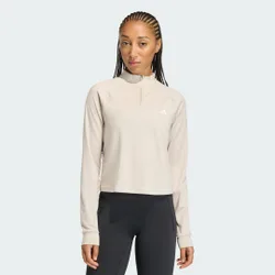 Maglia Train Essentials Minimal Branding 1/4-Zip XS Beige