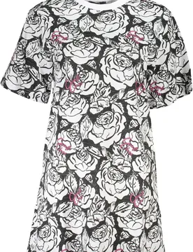 Damen KLEID Weiß QXT10H3PF81_E04FE0D_BIANCOD014