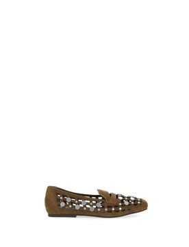 Ash Ballerine in pelle MARRONE 38