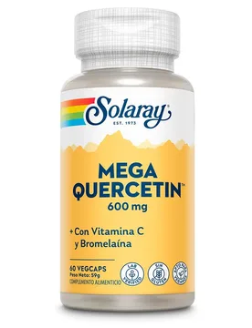 Mega Quercetina 600mg 60 Unità - Solaray - FashionsVida