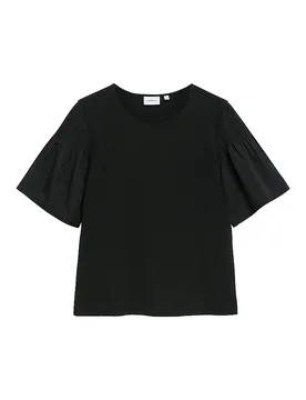 COMMA T-Shirt schwarz 42 damen - Comma - FashionsVida