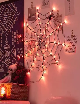 LED Spinnennetz Lichternetz Raumdeko 1m - CHAKS - FashionsVida