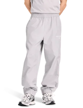 Trackside Men Pants - Grey - Size L - Poly Jersey - Grey - Size: Large - New Balance - FashionsVida