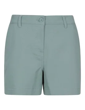 Women's 'Bayside' Lightweight UV Protection Breathable Multi Pocket Shorts in Khaki Size: 6 - Khaki - Size: 6 - Mountain Warehouse - FashionsVida
