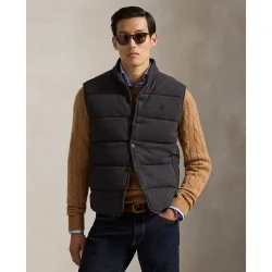Chaleco de punto de hombre Estate-Rib en espiga