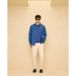 Camisa manga larga para hombre denim