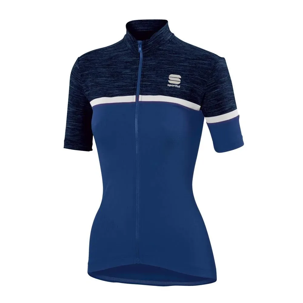 Maglia A Maniche Corte Giara Blue Twilight / White - Sportful - FashionsVida