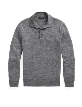 POLO Poloshirt grau L herren - Ralph Lauren - FashionsVida