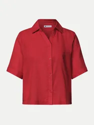 Street One Kurzarm Hemdbluse Rot 42
